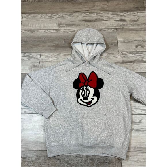 Disney Minnie Mouse Hoodie Sweatshirt size L - Picture 1 of 9
